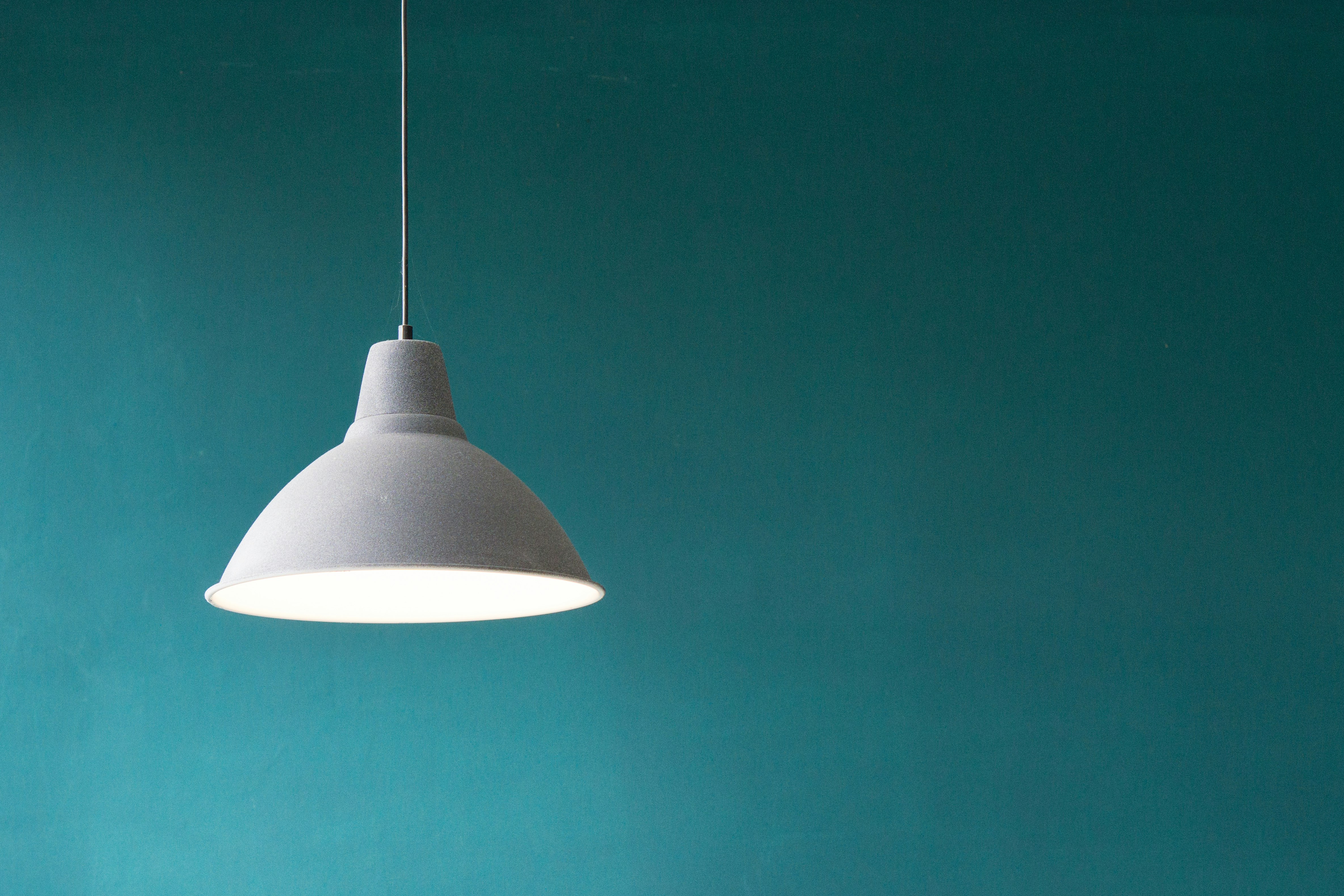 Warm minimal lamp glow